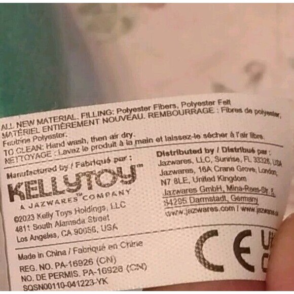 NWT Squishmallows Hello Kitty Frankenstein Halloween Plush Toy - Picture 7 of 7